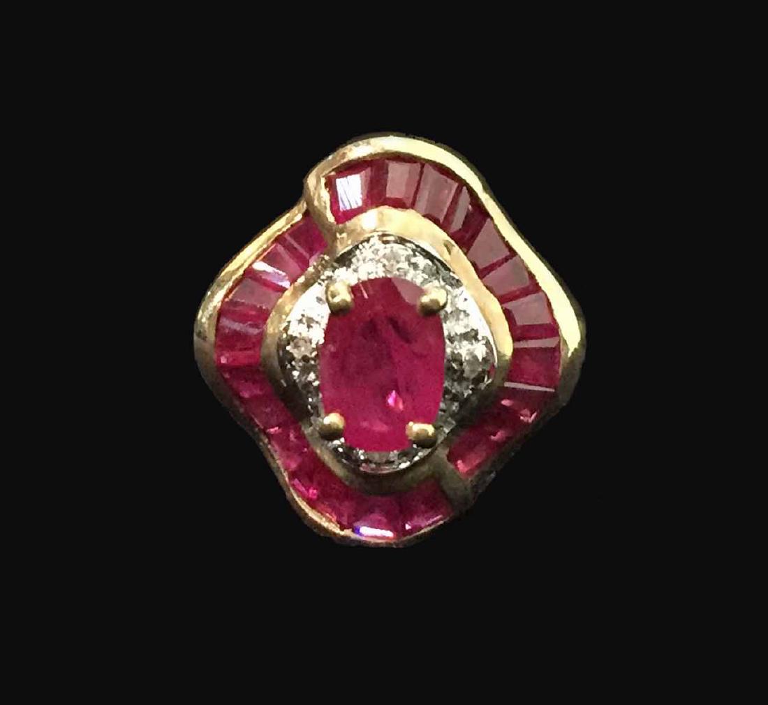 Ruby And Diamond Ring (1 of 3)