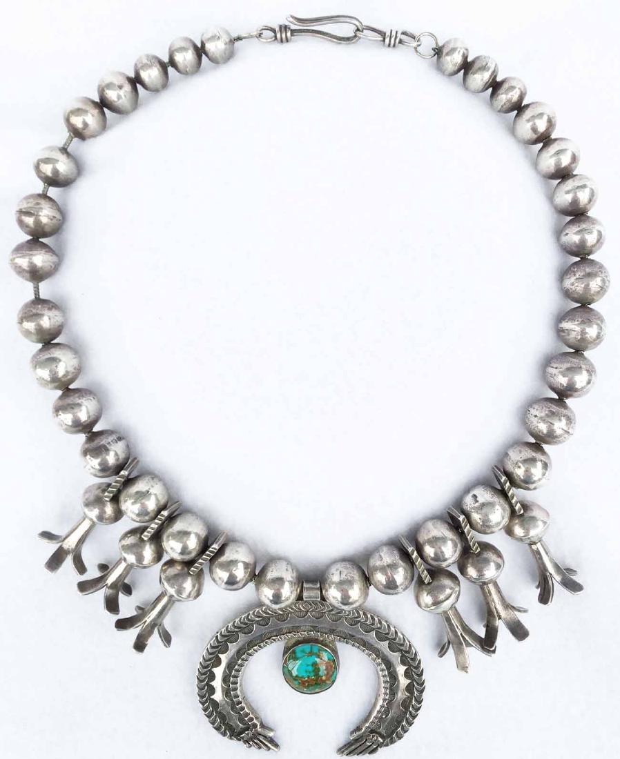 Native American Squash Blossom Necklace (1 of 3)