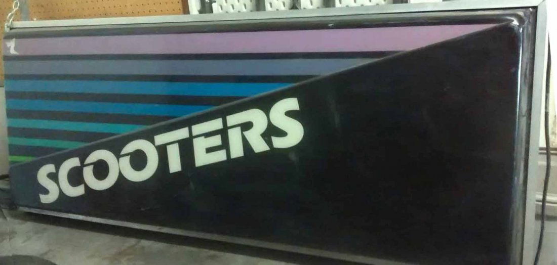 Vintage Scooter Electric Sign (1 of 4)