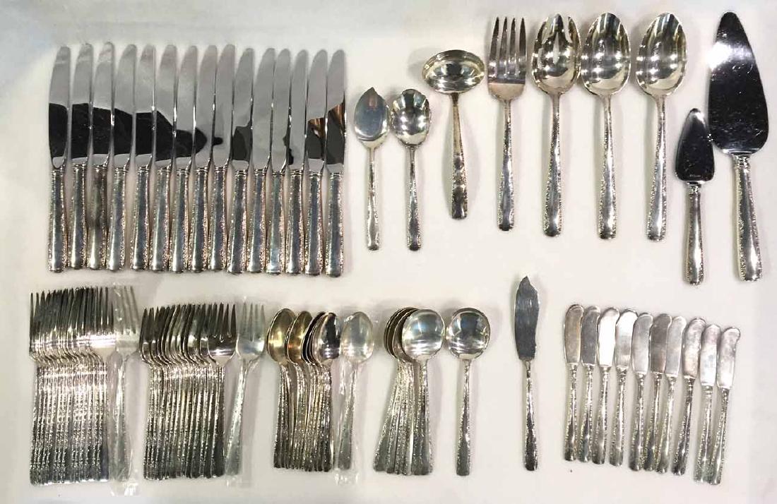 Gorham Sterling Silver Flatware Set, Camellia (1 of 3)