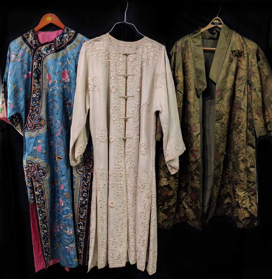 (3) Chinese Silk Robes (1 of 4)
