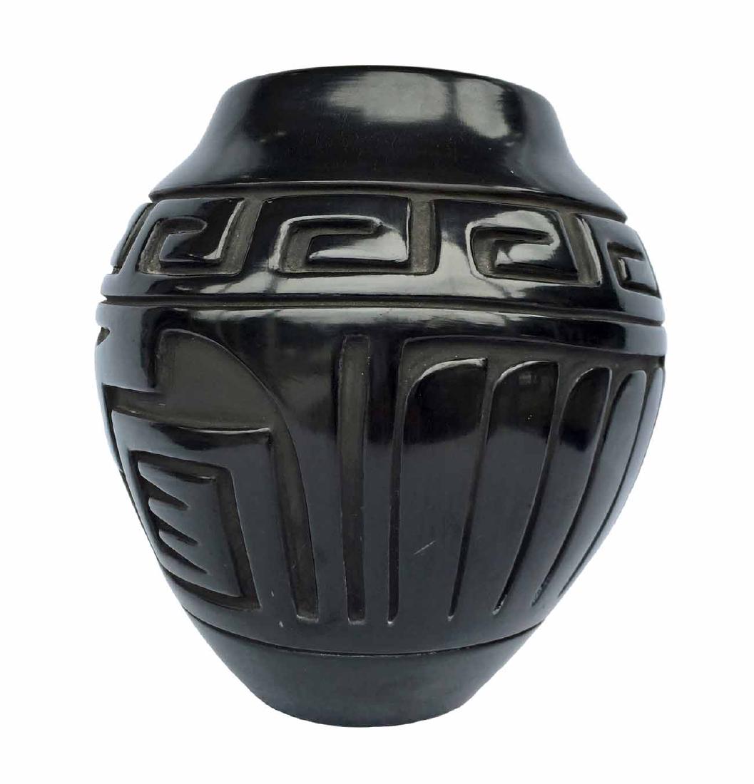 Santa Clara Pottery Vessel (1 of 2)