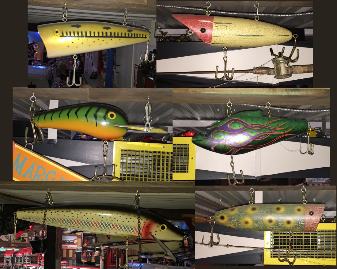 (6) Fishing Lure Ceiling Hooks (1 of 7)