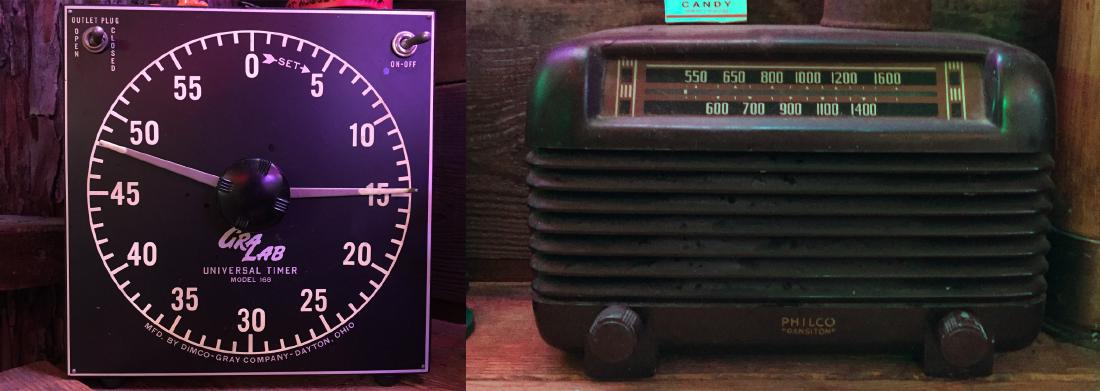 Vintage Radio and Universal Timer (1 of 3)