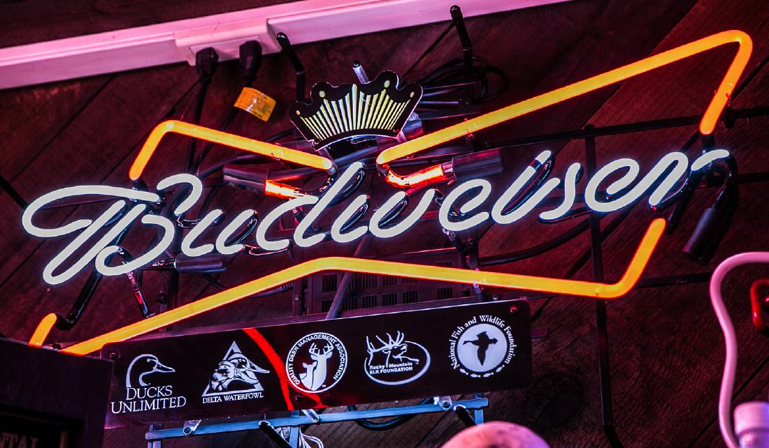 Budweiser Neon Beer Sign (1 of 1)