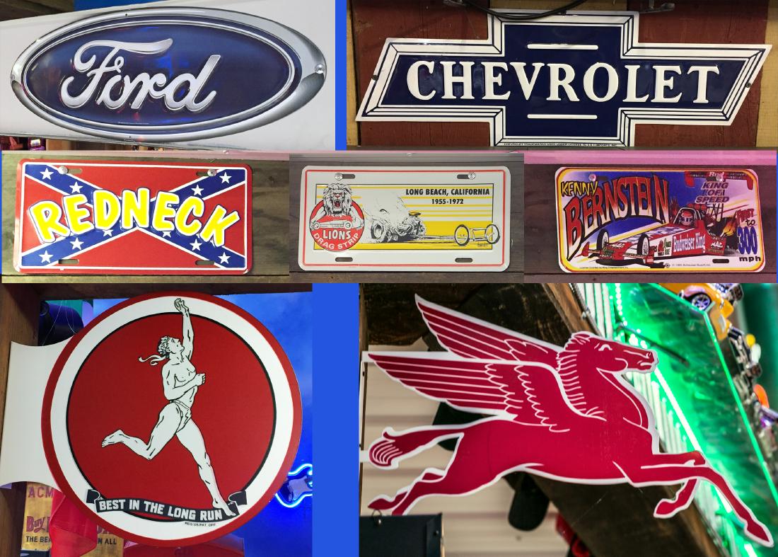 (7) Enamel Signs (1 of 7)