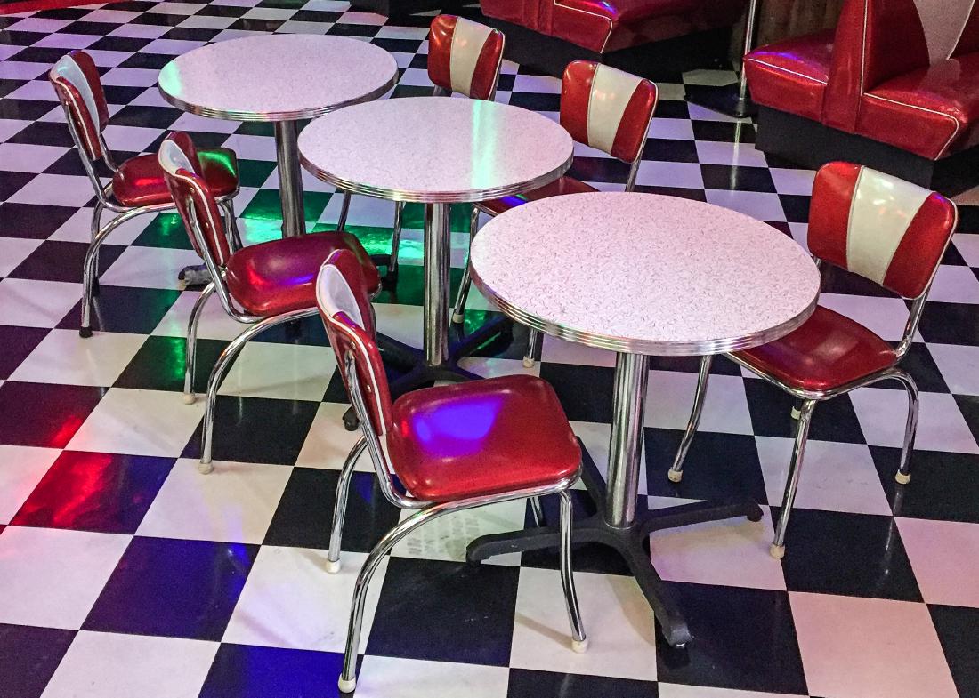 1950's Diner Style Table and Chairs (1 of 1)