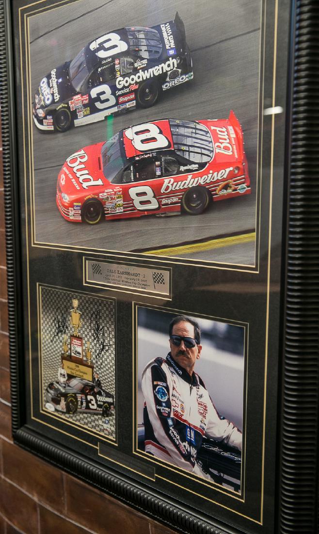 Dale Earnhardt Autograph Display (1 of 3)