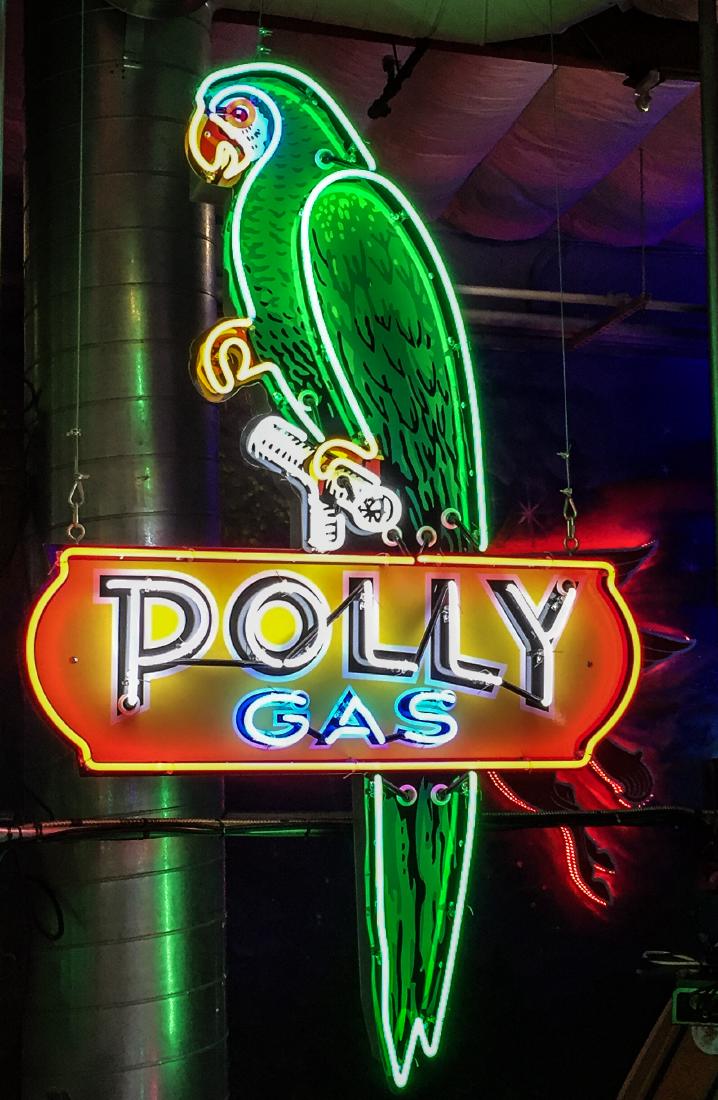 Large 5' Poly Gas Neon Sign (1 of 1)