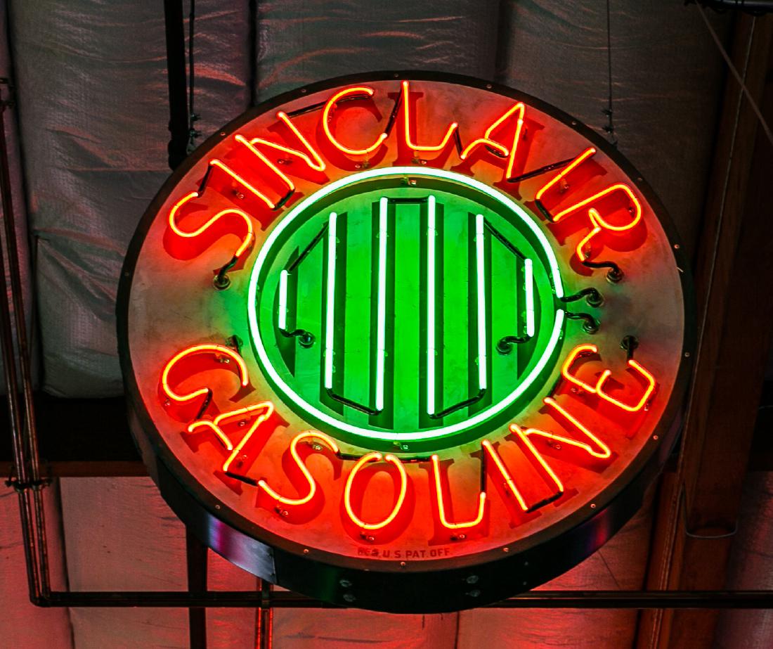 Reproduction Neon Sinclair Gasoline Sign (1 of 1)