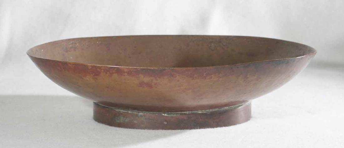 Dirk Van Erp Oval Copper Bowl (1 of 6)