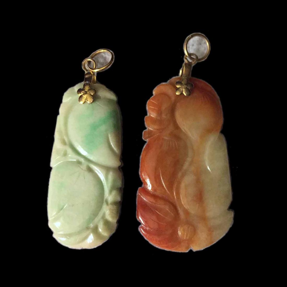 (2) Chinese Jade Pendants (1 of 1)
