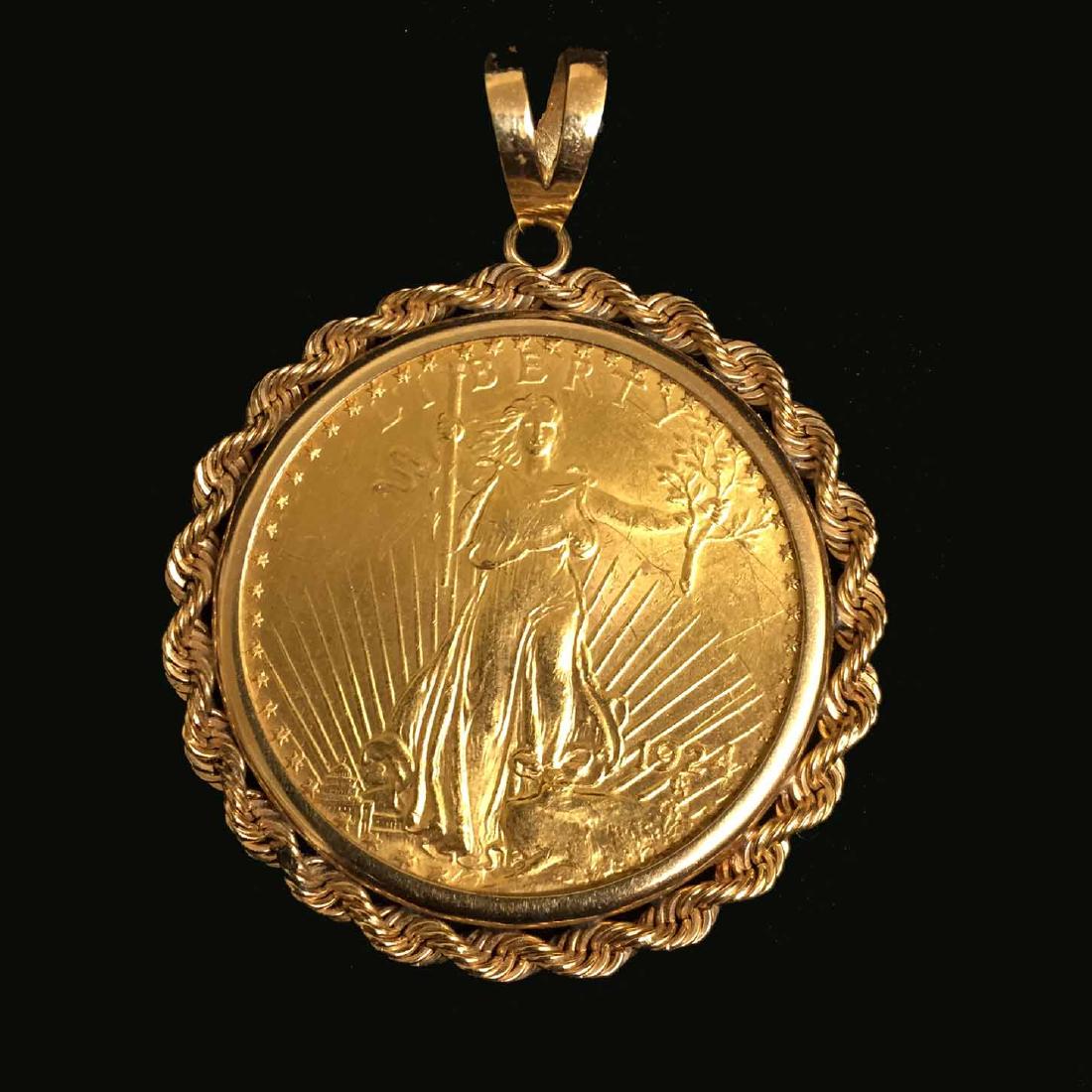 Double Eagle Coin Pendant (1 of 3)