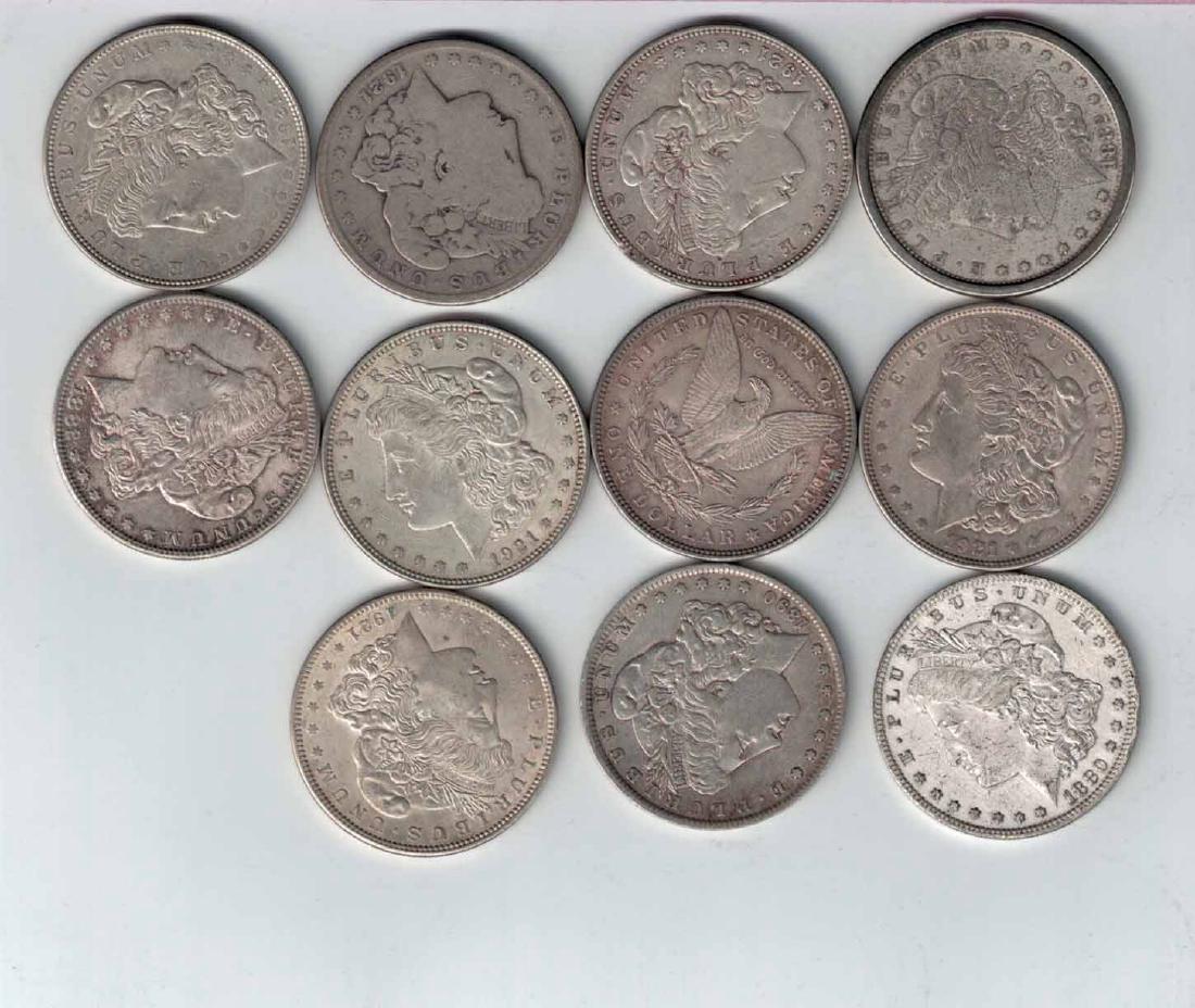 (11) Morgan Silver Dollars (1 of 2)