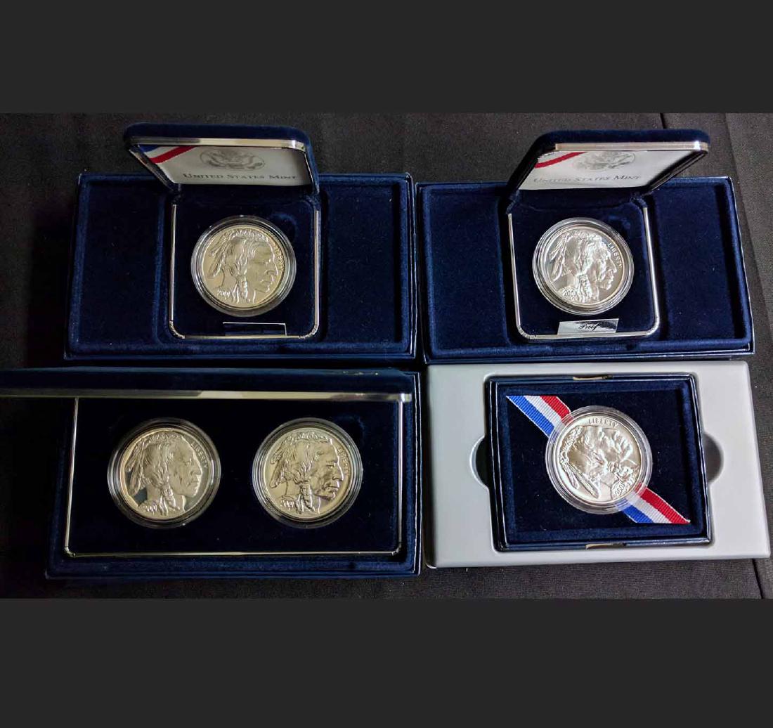 (5) 2001 American Buffalo Commemorative $1 Coins (1 of 2)