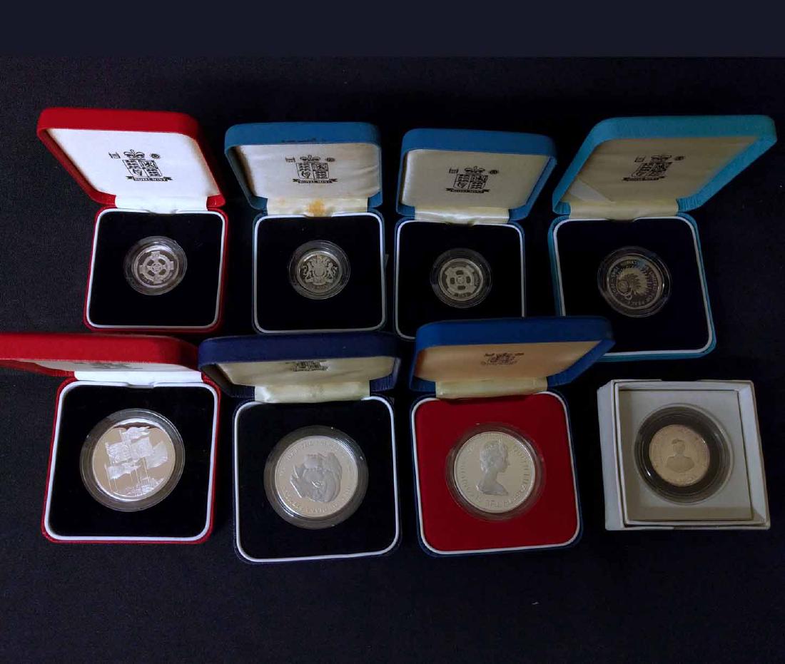 (8) Silver British Proof Coins (1 of 1)