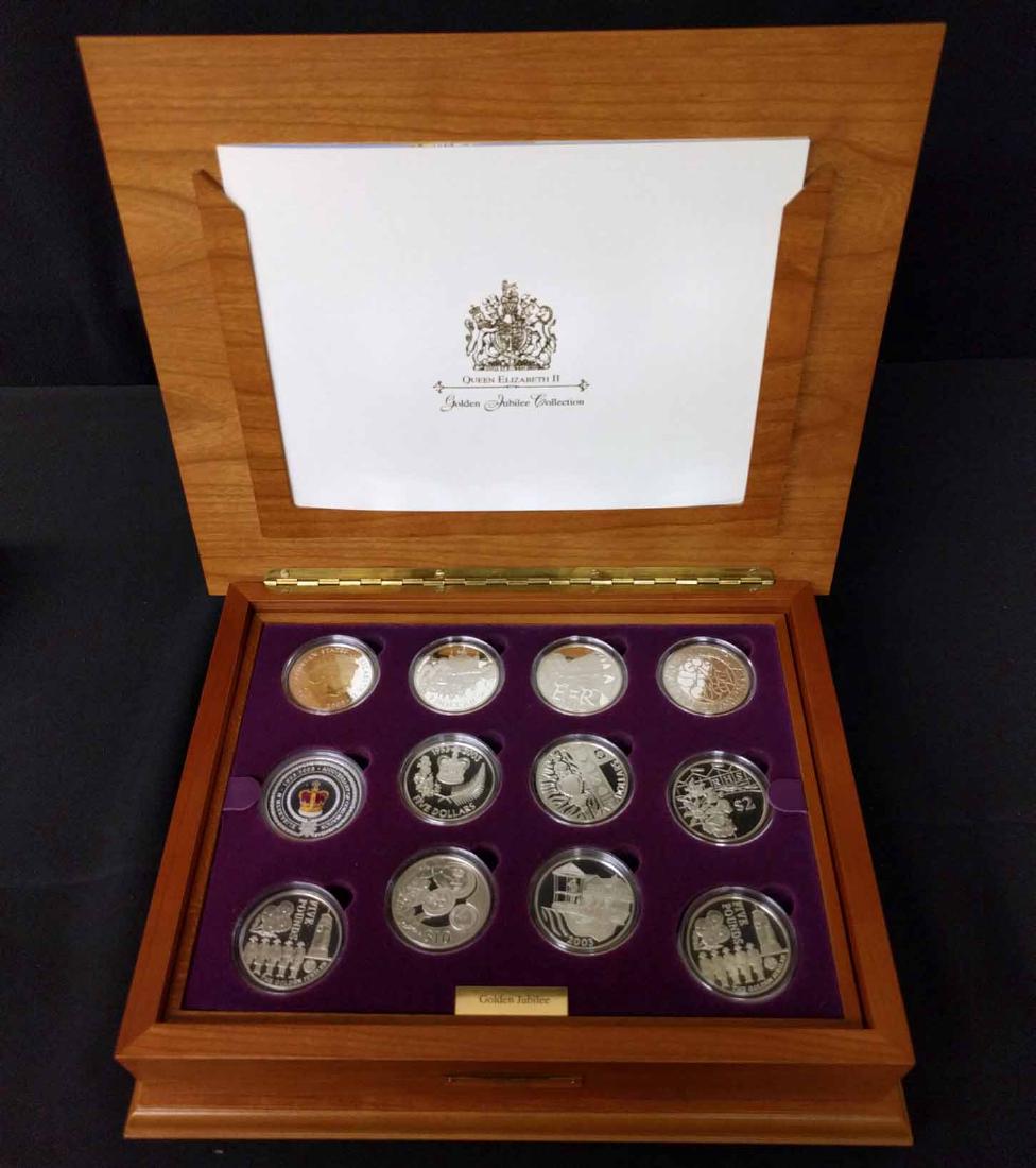 (24) Queen Elizabeth II Golden Jubilee Silver Coin Sets