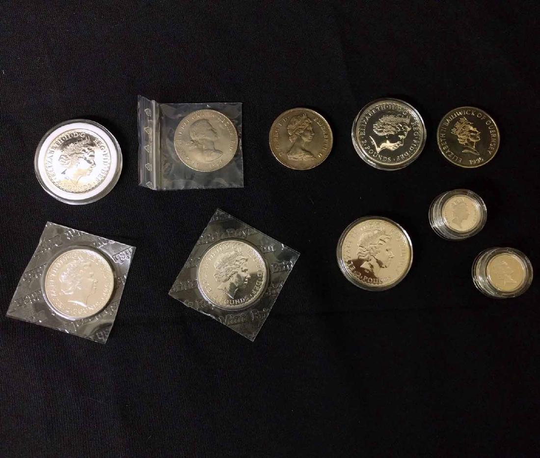 (10) Misc. British Silver Coins (1 of 1)