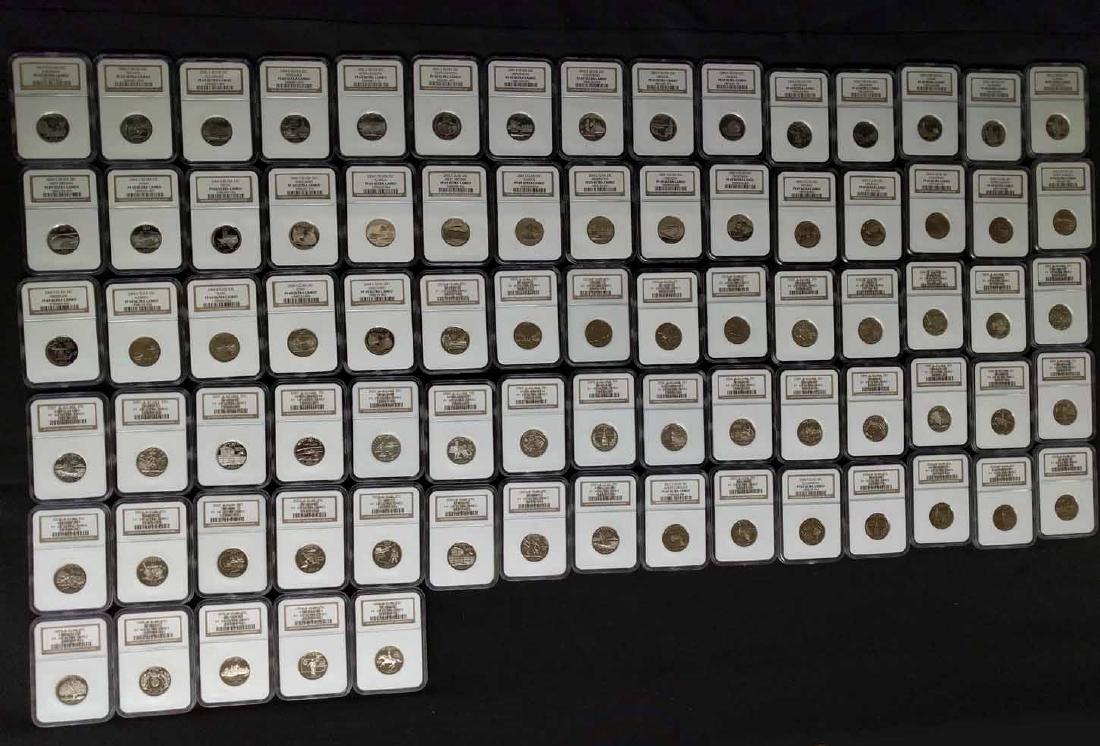 (80) Graded Silver and Clad Proof State Quarters (1 of 1)