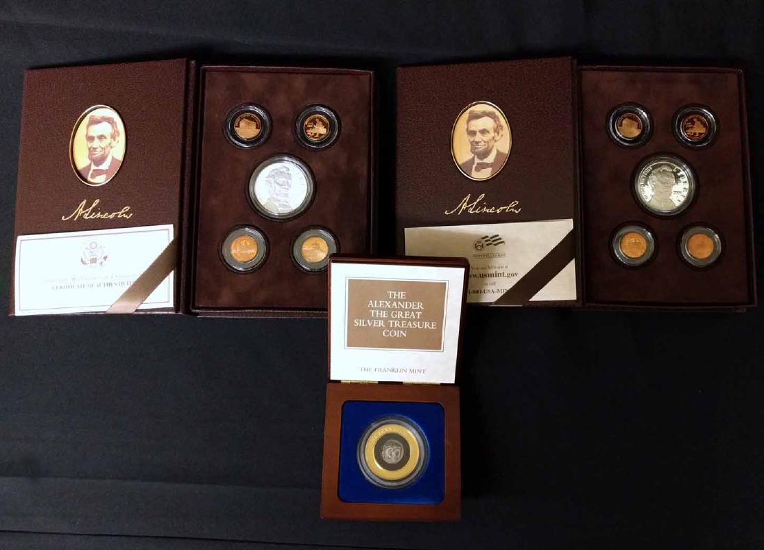 (3) 2009 Lincoln Coin Sets, Alexander the Great Silver (1 of 1)