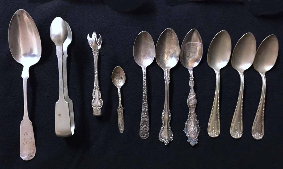 Sterling Silver Misc. Spoons and Tongs (1 of 1)