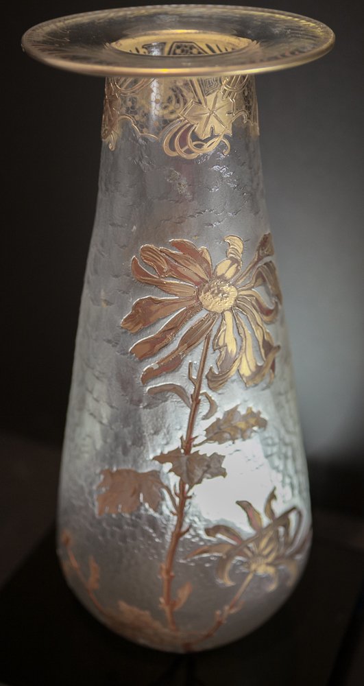 Mont Joye French Art Glass Vase - 2