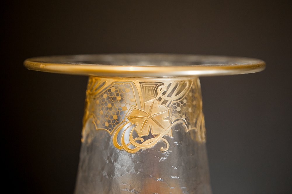 Mont Joye French Art Glass Vase - 3