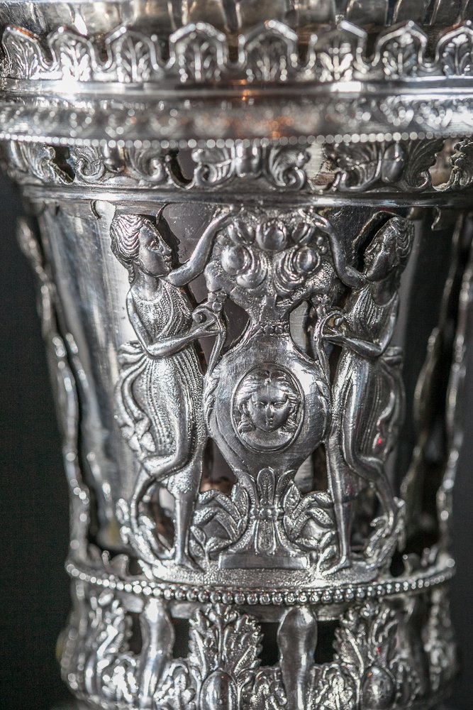 Greek Sterling Silver Cups - 10