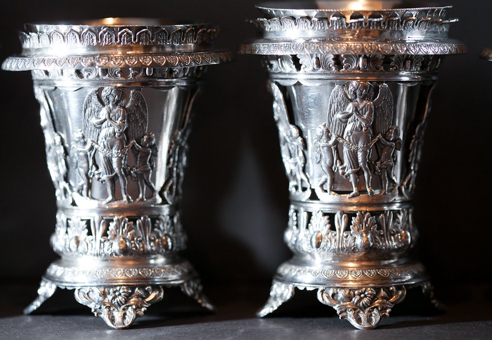 Greek Sterling Silver Cups - 5