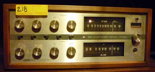 Harmon Kardon Vintage Receiver: (1) AmFm receiver. Circa 1960, Harmon Kardon Awarded Stereo Festival TA-7000X. 70 watt Stereophonic receiver.