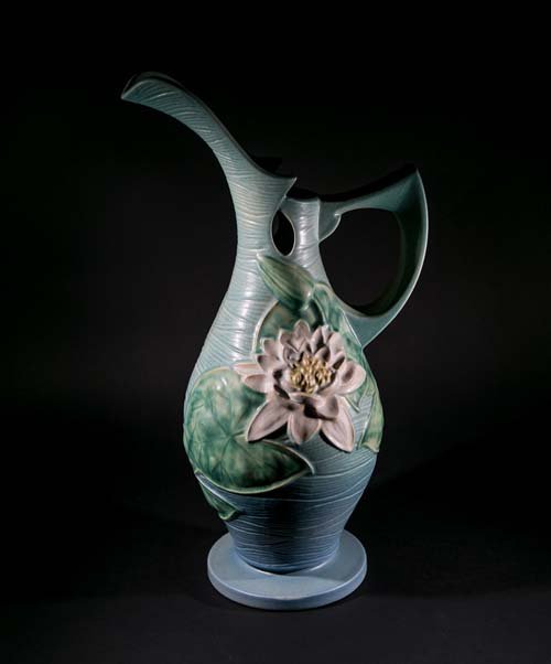 Roseville Waterlily Ewer (1 of 3)