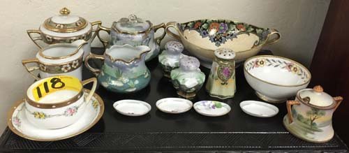 Large Collection of Hand Painted Nippon Ware (1 of 4)