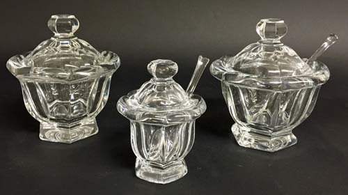 Baccarat Lidded Jars (1 of 3)