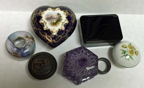 Collection of Lidded Boxes and Other (1 of 5)