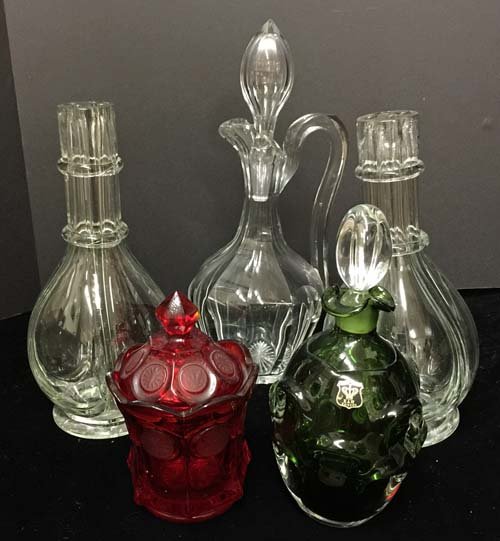 Collection of Decanters and Cranberry Presidential (1 of 6)