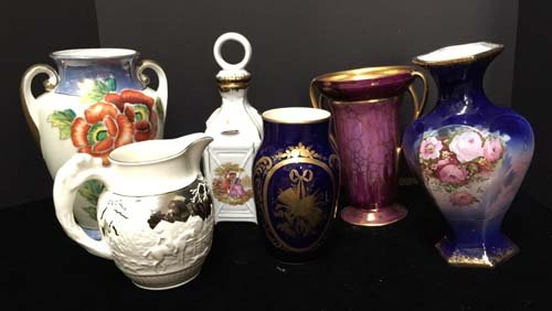 Collection of Porcelain Vases and Pitcher (1 of 3)