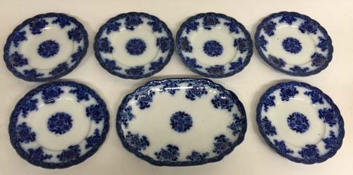 Waldorf England Flow Blue Ware (1 of 3)