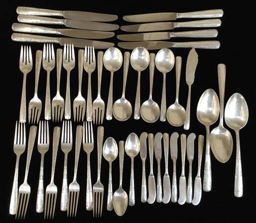 (45pcs) Gorham Camellia 1941 Sterling Silver Flatware (1 of 3)