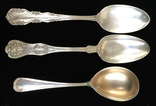 (3) Sterling Silver Serving Spoons (1 of 2)