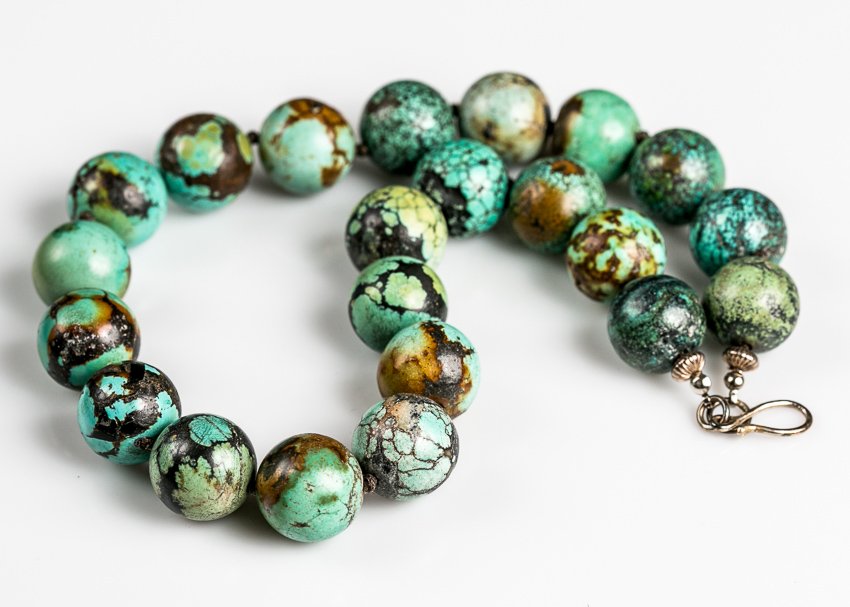 Persian Large Turquoise Necklace (1 of 4)