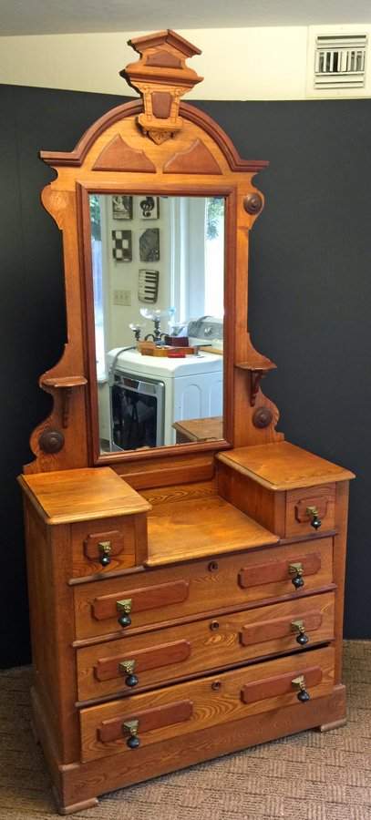 19th Century American Victorian Princess Dresser (1 of 3)
