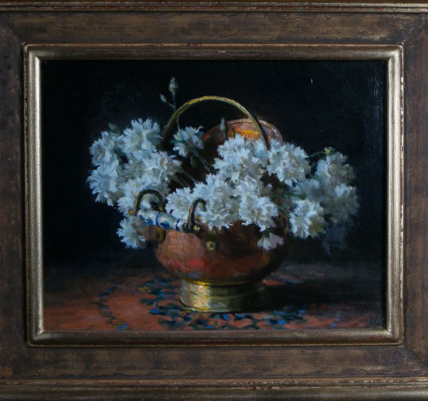 Joan Potter Floral Still Life Oil Painting (1 of 3)
