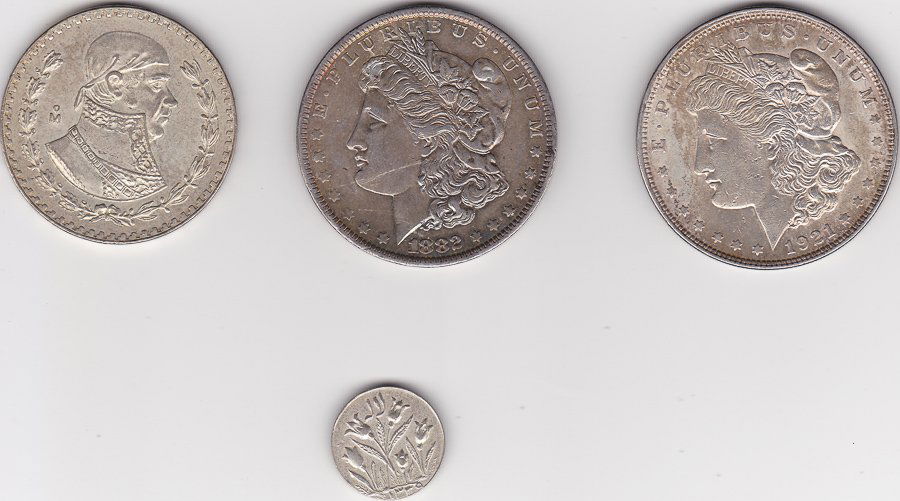 (4) Silver Coins (1 of 2)