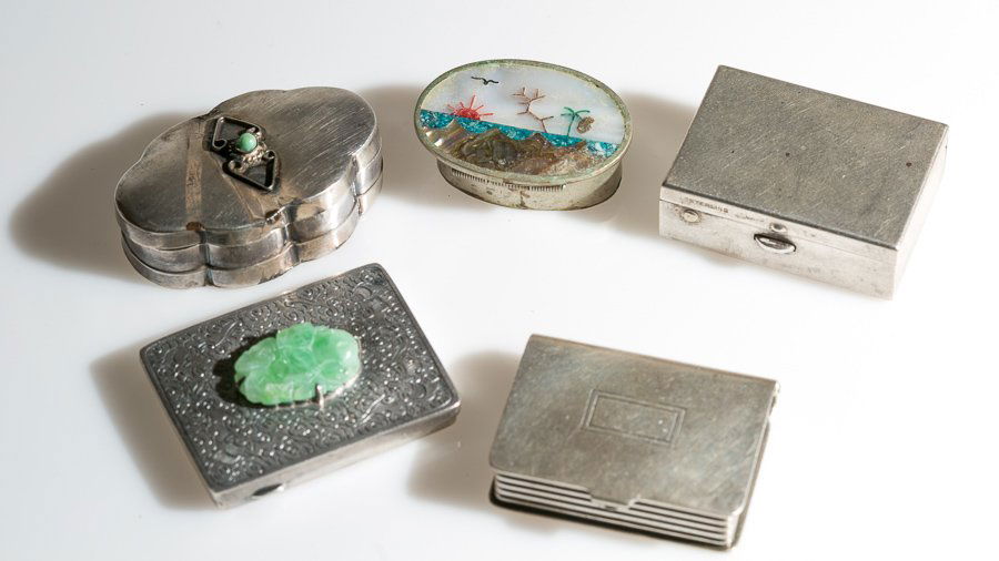 (5) Sterling Silver Cache Boxes (1 of 3)