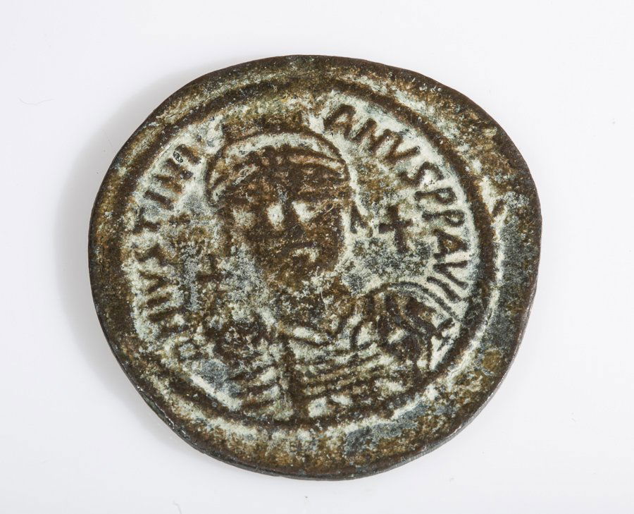 Byzantine, Justinian I, Ancient Coin (1 of 2)