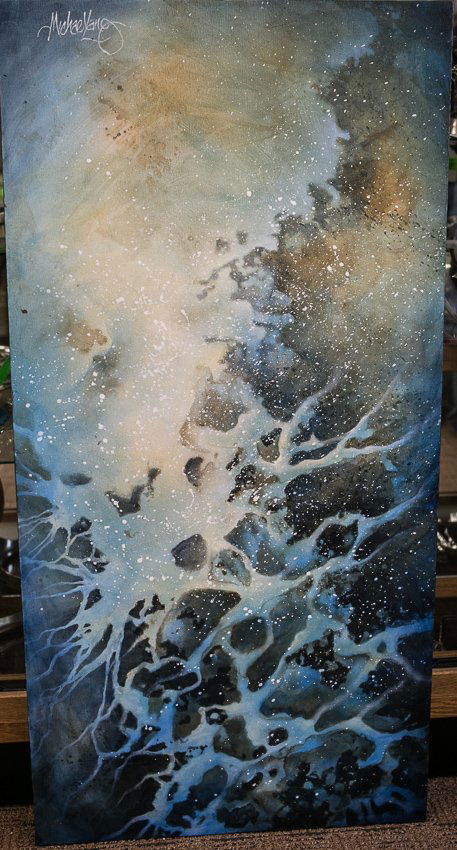 Michael A Lang Abstract Oil Painting (1 of 4)