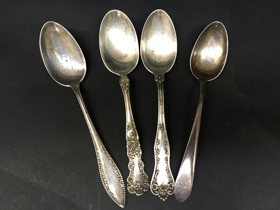 (4) Sterling Silver Spoons (1 of 1)