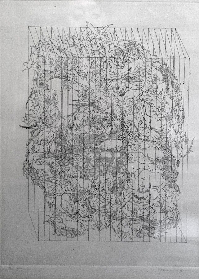 Arthur Okmura Animal Etching (1 of 4)