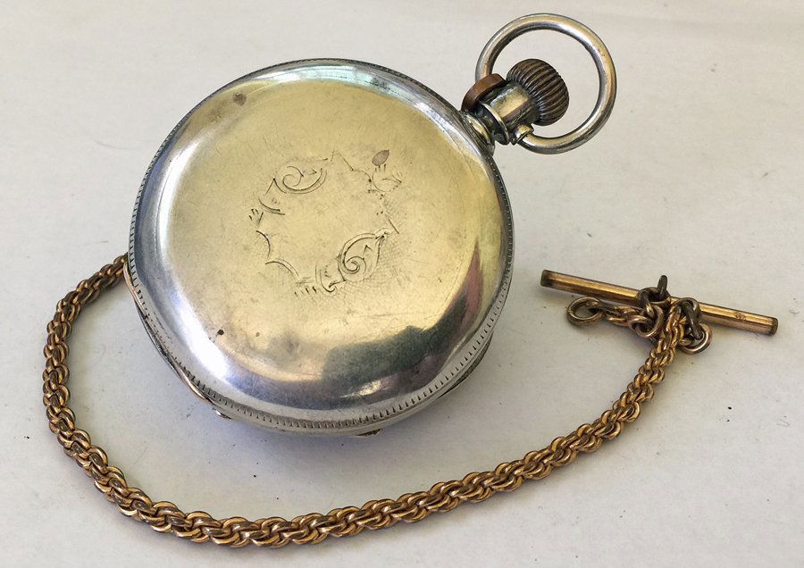 Waltham Coin Silver Pocket Watch (1 of 5)