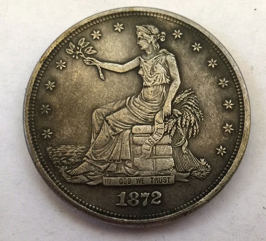 US, 1872-S, Commercial / Trade Dollar (1 of 3)